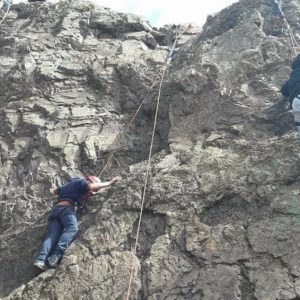 Climbing & Abseil Blackford Quarry Edinburgh